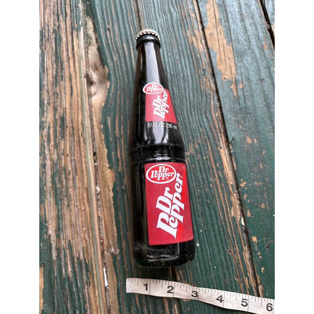 Vintage Dr Pepper Dublin Texas 10oz Glass Bottle Sealed 10-2-4 Logo Cap Soda